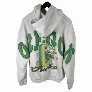 Mens Hollister X Blue 84 Oregon Ducks Boxy Fit College Hoodie Size M
